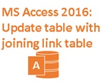 MS Access 2016 UPDATEでJOINした時のエラー対処法「更新可能なクエリであることが必要です。」