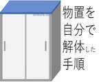 【図解】物置の解体費用を見積ったら高い！自分で解体・組立した手順と所要時間を紹介