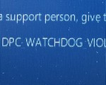 Windows 10ノートPC 勝手に再起動。DPC WATCH DOG VIOLATION エラーの原因