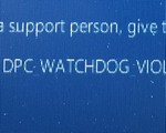 Windows 10ノートPC 勝手に再起動。DPC WATCH DOG VIOLATION エラーの原因