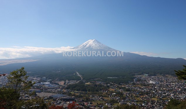 富士山パノラマロープウェイ 天気晴れ