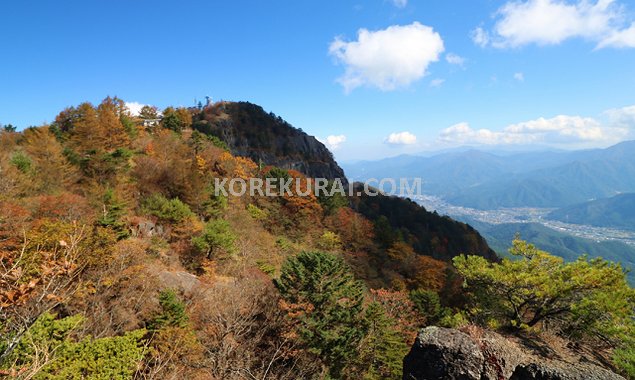 三つ峠 富士山 紅葉