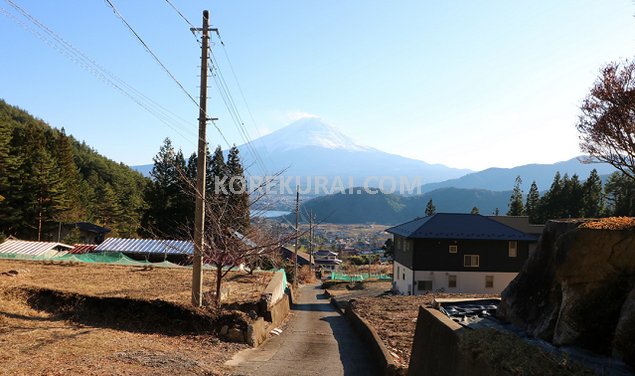 大石から富士山