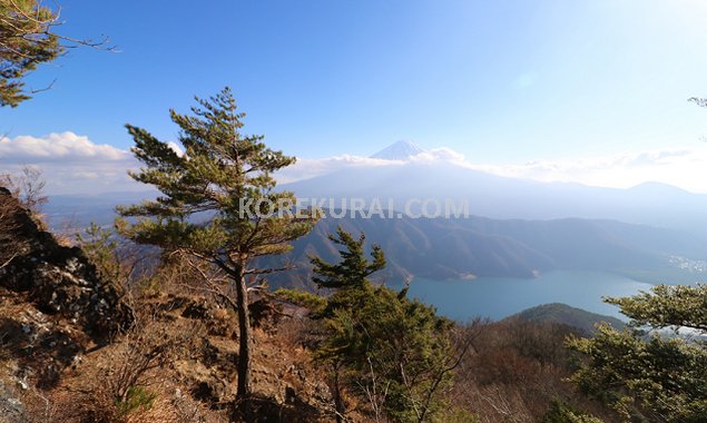 十二ヶ岳登山道 富士山