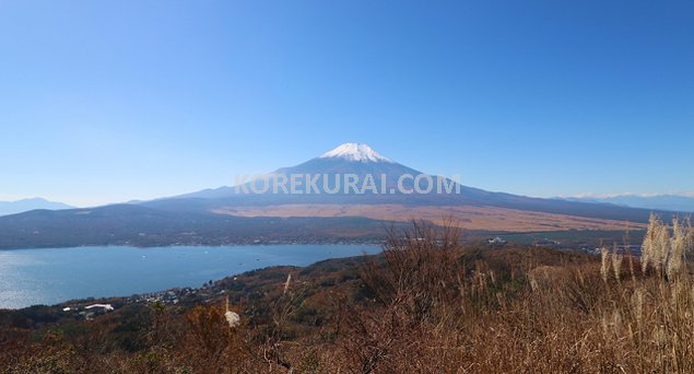 大平山 山頂 富士山