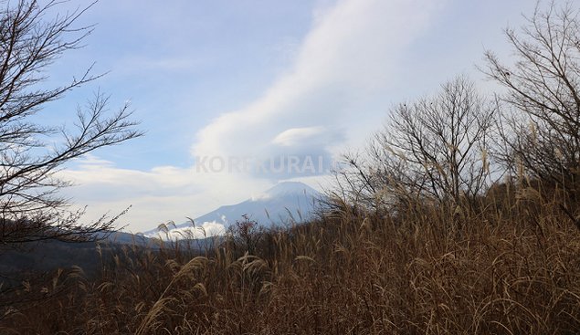 明神山～高指山 富士山