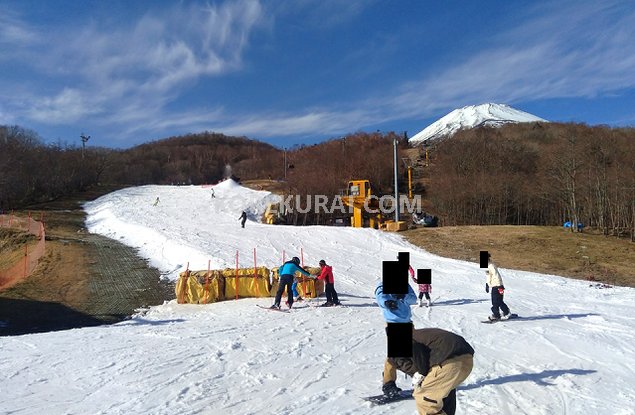 イエティ スキー場 ゲレンデA リフト付近