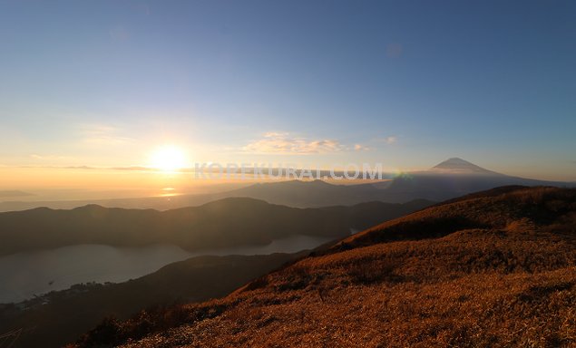 箱根 駒ヶ岳ロープウェイ 夕日