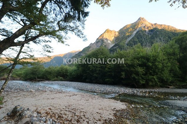 上高地 明神岳