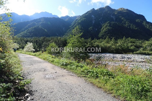 横尾付近登山道