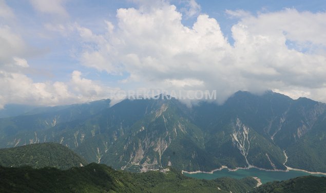 黒部ダム 大観峰 北アルプス