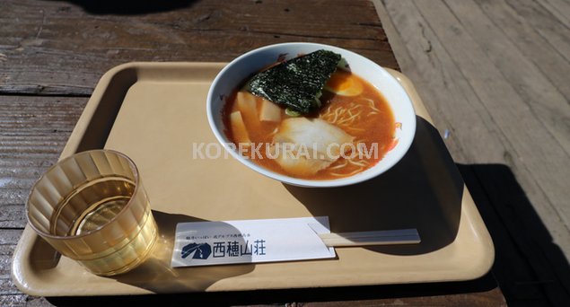 西穂高山荘　西穂ラーメン