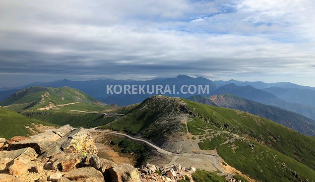 富士見岳 山頂 景色