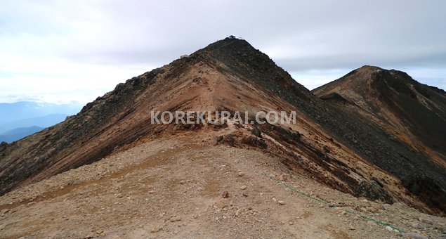 剣ヶ峰 もうすぐ山頂