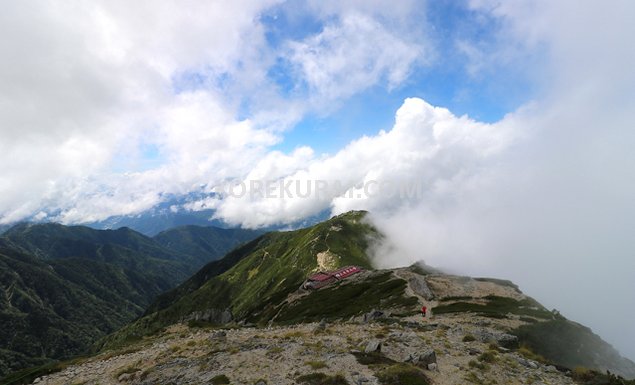 木曽駒ヶ岳 山頂 景色