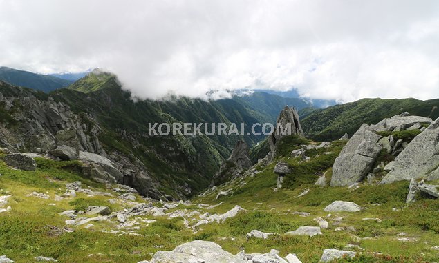 木曽駒ヶ岳 中岳 迂回