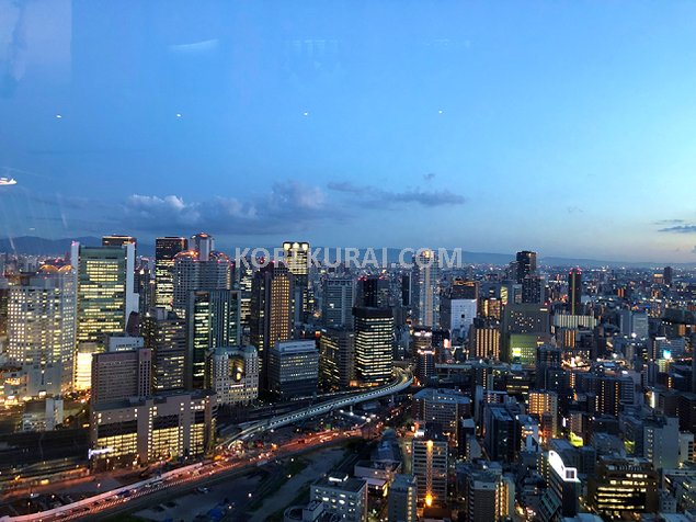 梅田スカイビル 夜景 南側